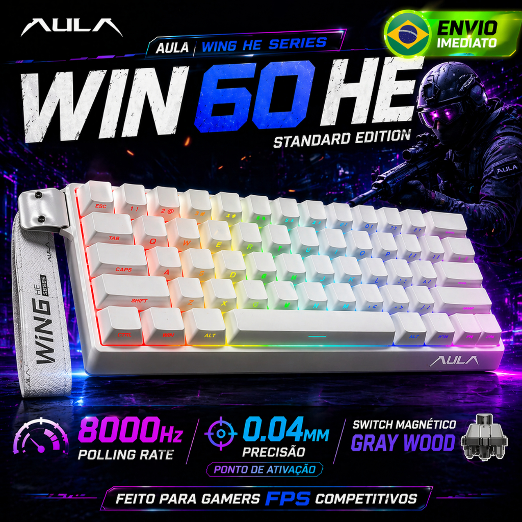 Teclado Aula 60HE Win Mecânico