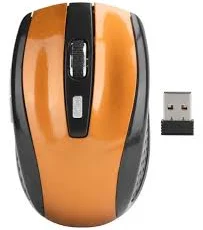 2026 rato Gamer Óptico Sem Fio com dpi Ajustável Laranja