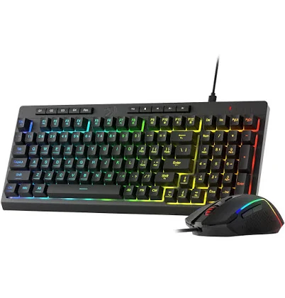 Kit Gamer Redragon: Teclado e Mouse com Iluminação RGB e 10.000 DPI