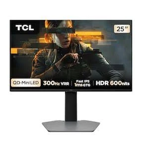 Monitor Gamer 25 Full HD 25G64 QD-Mini LED 300Hz 1ms FreeSync Premium TCL